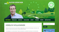Desktop Screenshot of oliver-krischer.eu